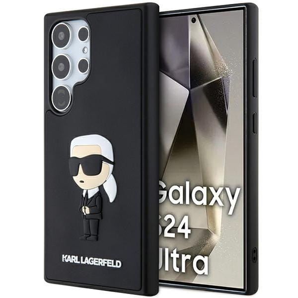 Karl Lagerfeld KLHCS24L3DRKINK — etui 3D Rubber dla Samsung Galaxy S24 Ultra
