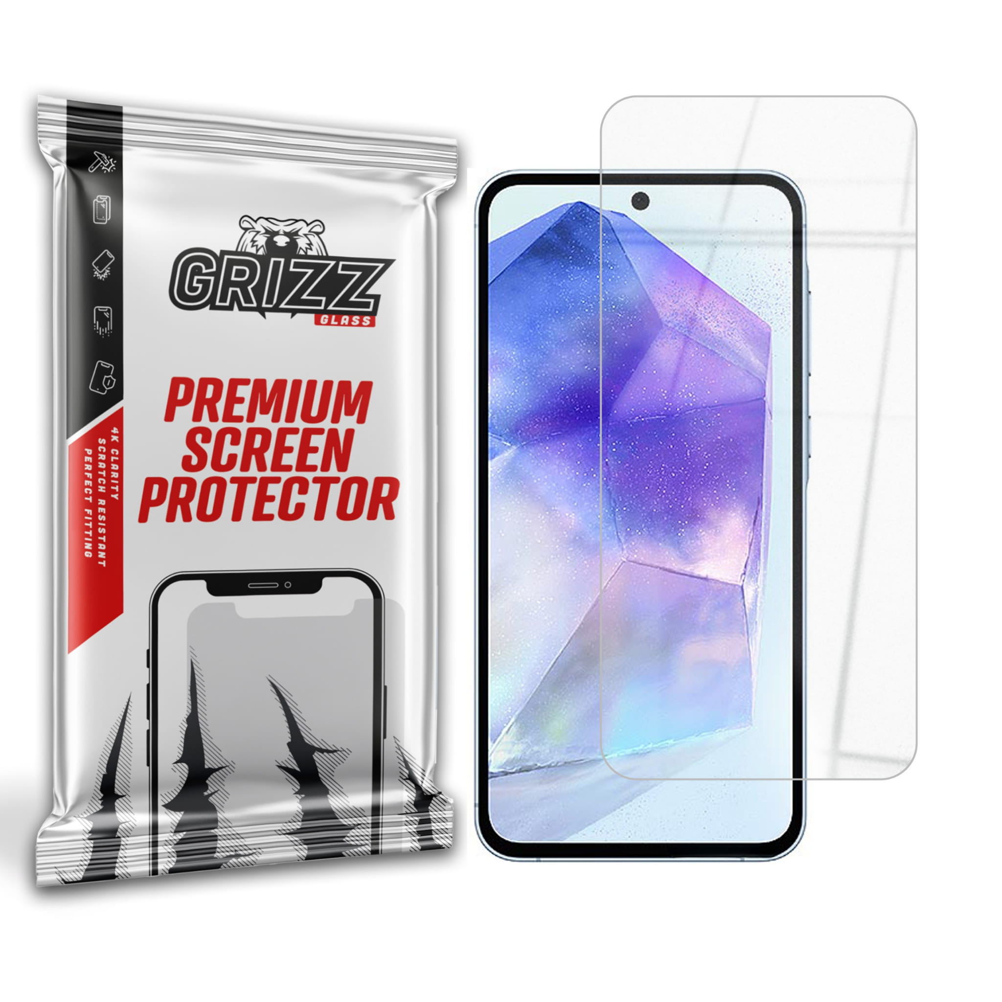 GrizzGlass HybridGlass Samsung Galaxy A55