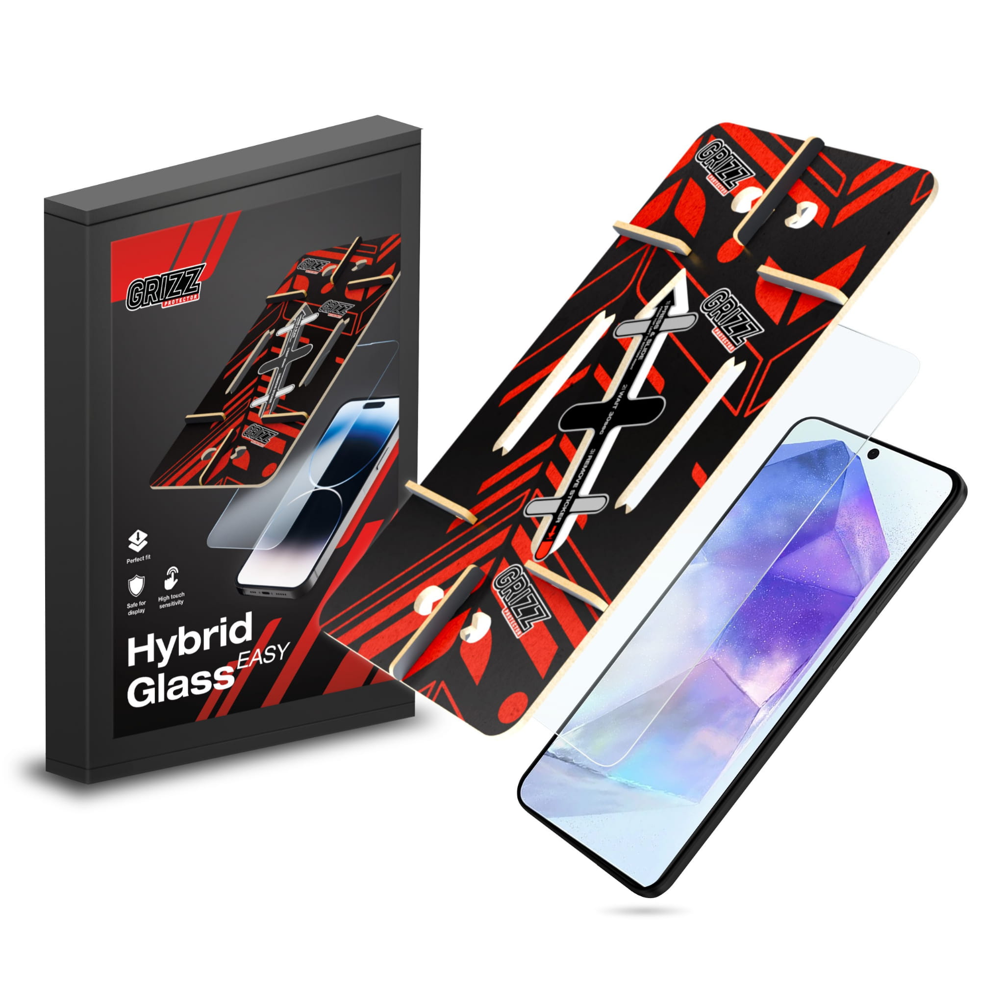 GrizzGlass HybridGlass Easy Samsung Galaxy A54