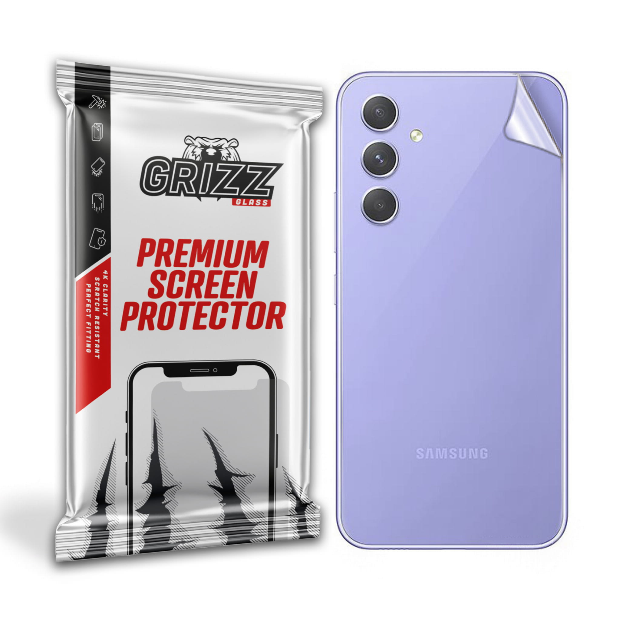 GrizzGlass SatinSkin Samsung Galaxy A54