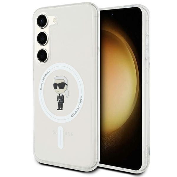 Karl Lagerfeld KLHMS24SHFCKNOT — hardcase do Samsung Galaxy S24 z MagSafe