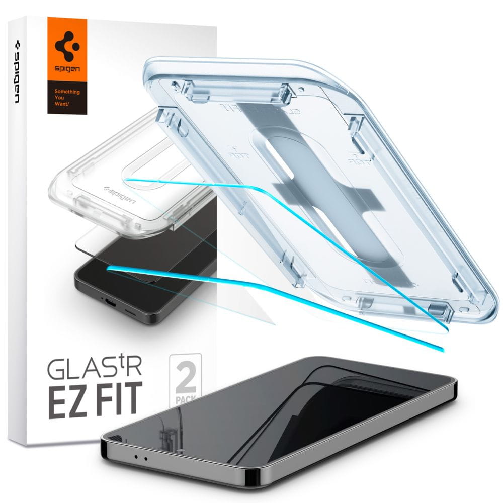 Spigen GLAS.tR ez Fit Samsung Galaxy S24 — szkło hartowane 2 PACK