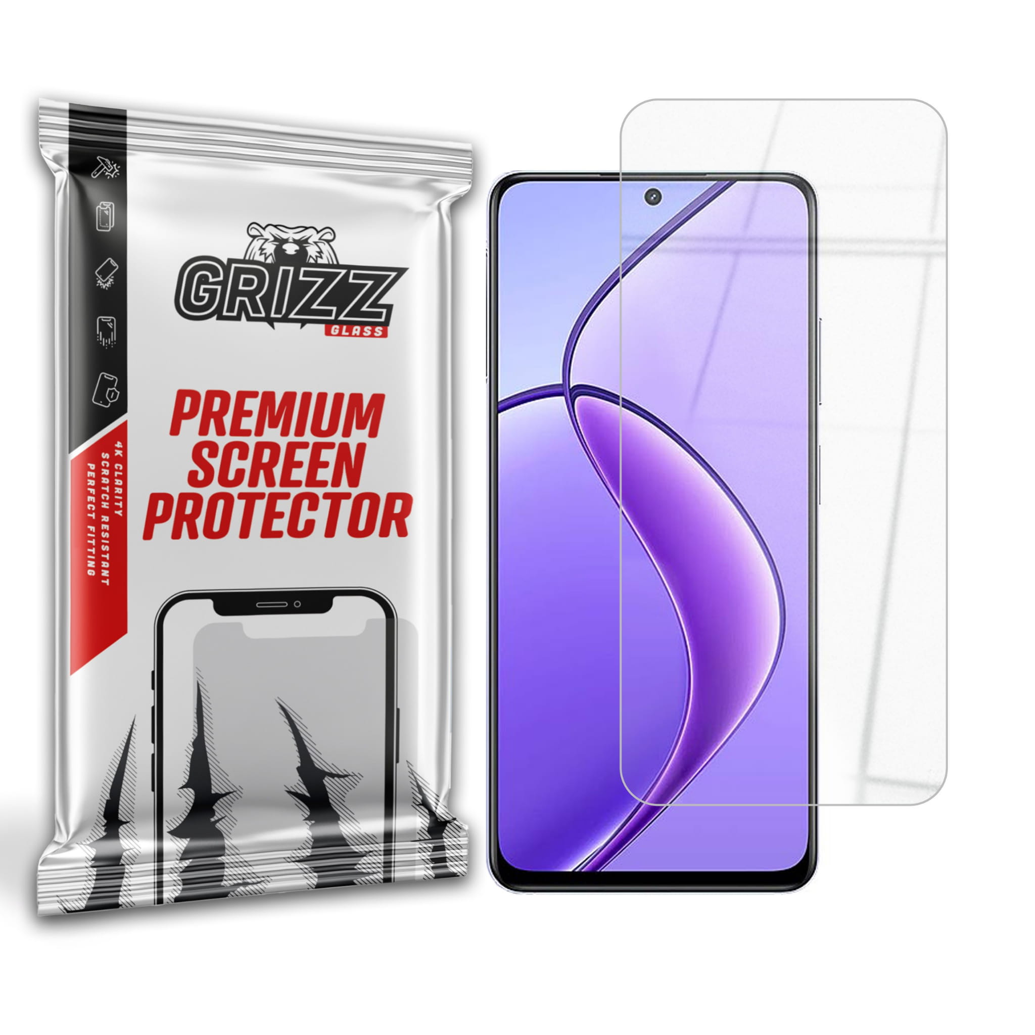 GrizzGlass HybridGlass Realme 12