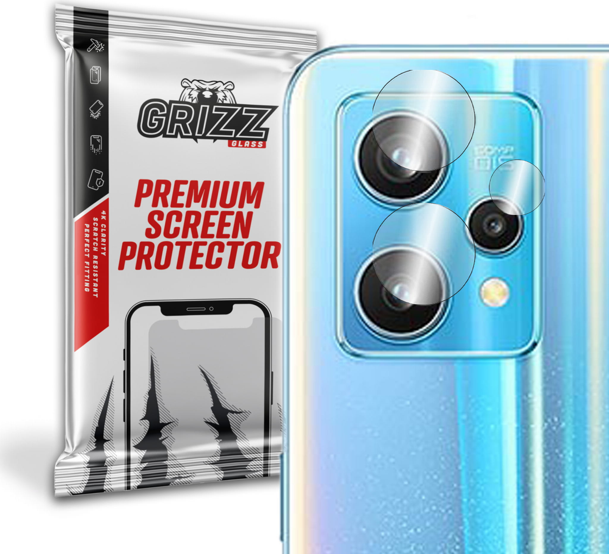 GrizzGlass HybridGlass Camera Realme 9 Pro Plus