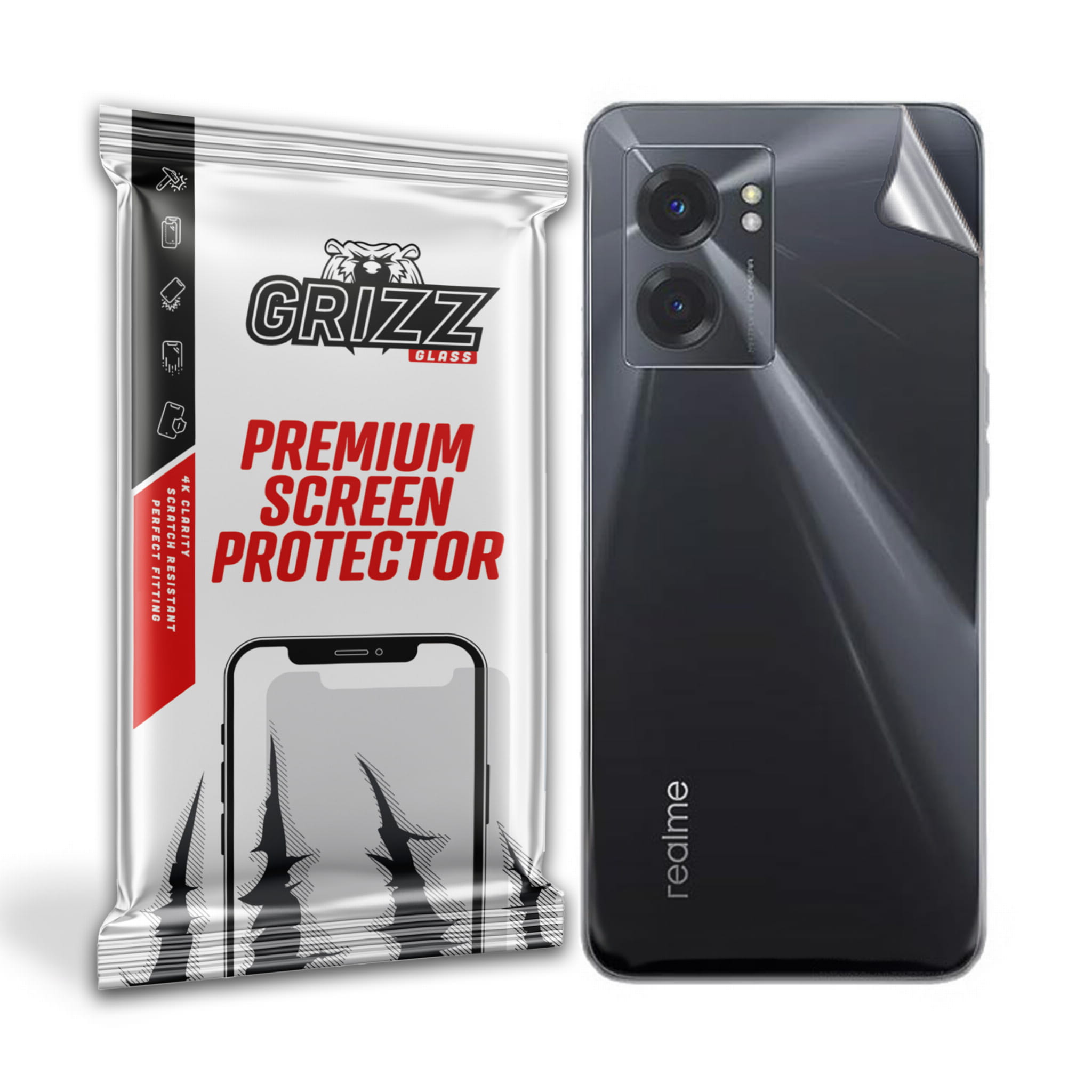 GrizzGlass SatinSkin Realme 10s