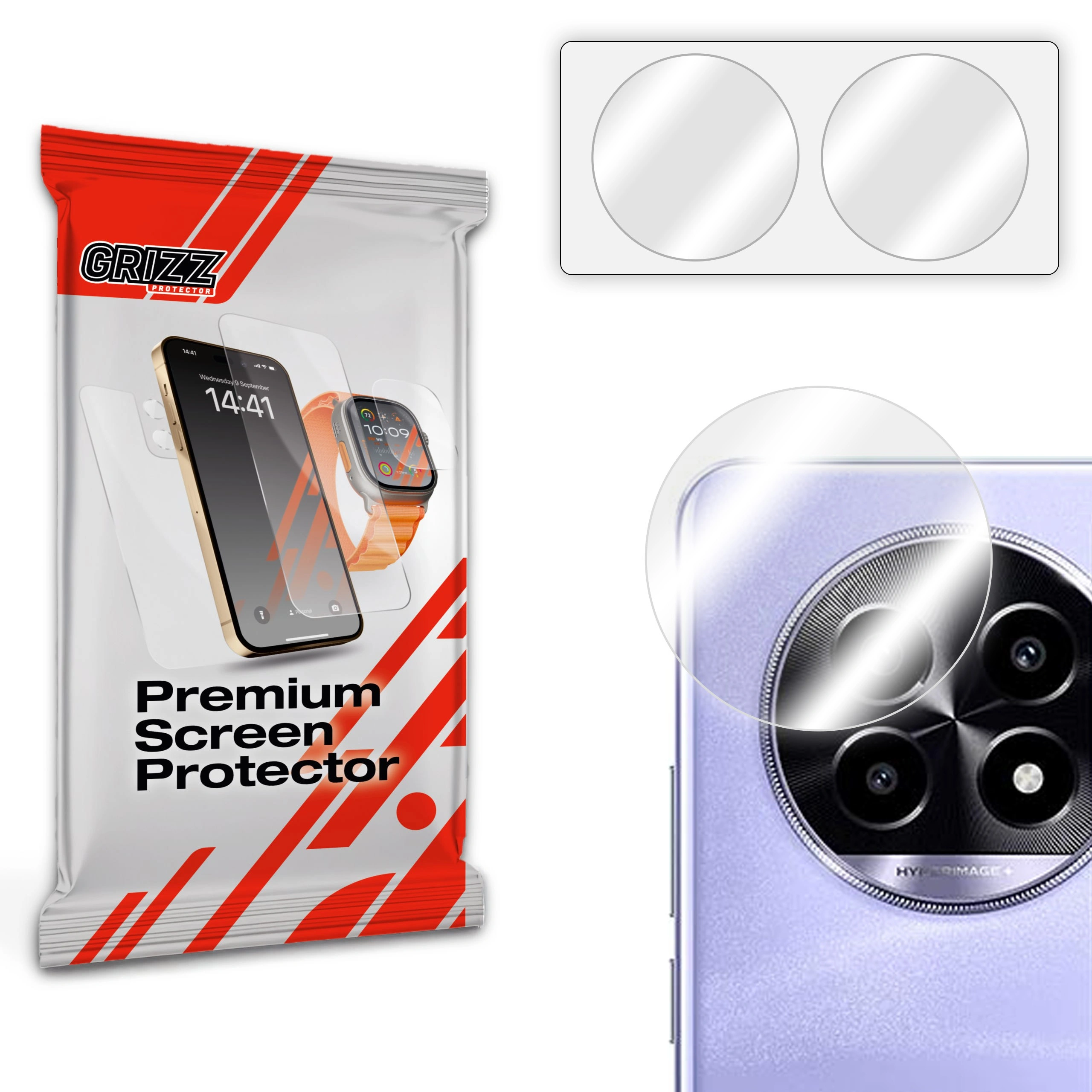 Szkło na aparat GrizzGlass HybridGlass Camera do Realme 14 Pro Lite