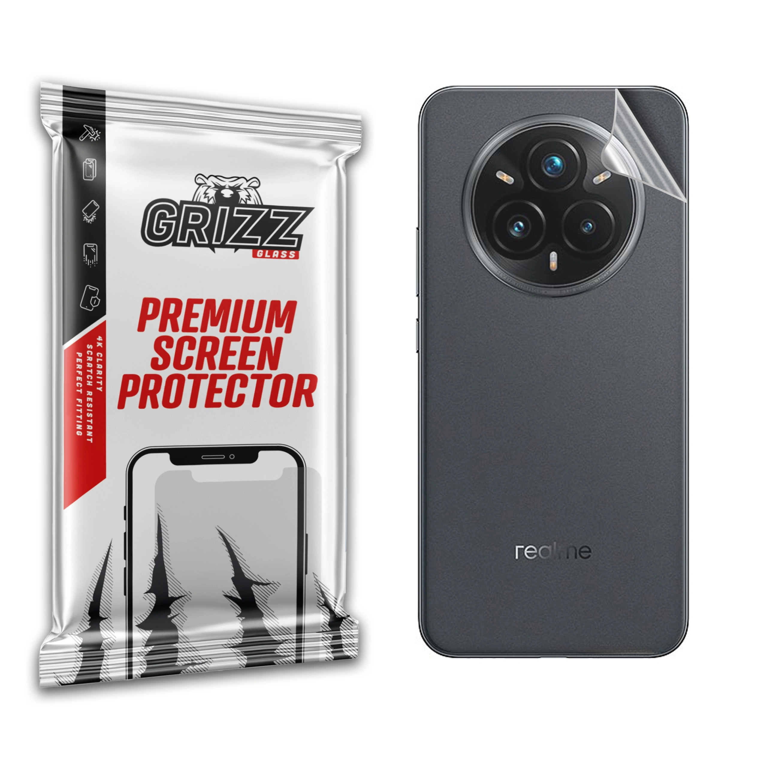 Folia na tył GrizzGlass SatinSkin do Realme 14 Pro Plus