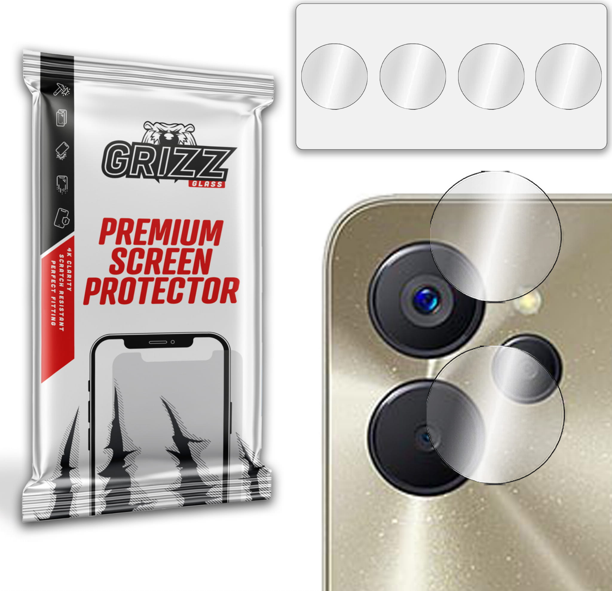 GrizzGlass HybridGlass Camera Realme 9i 5G