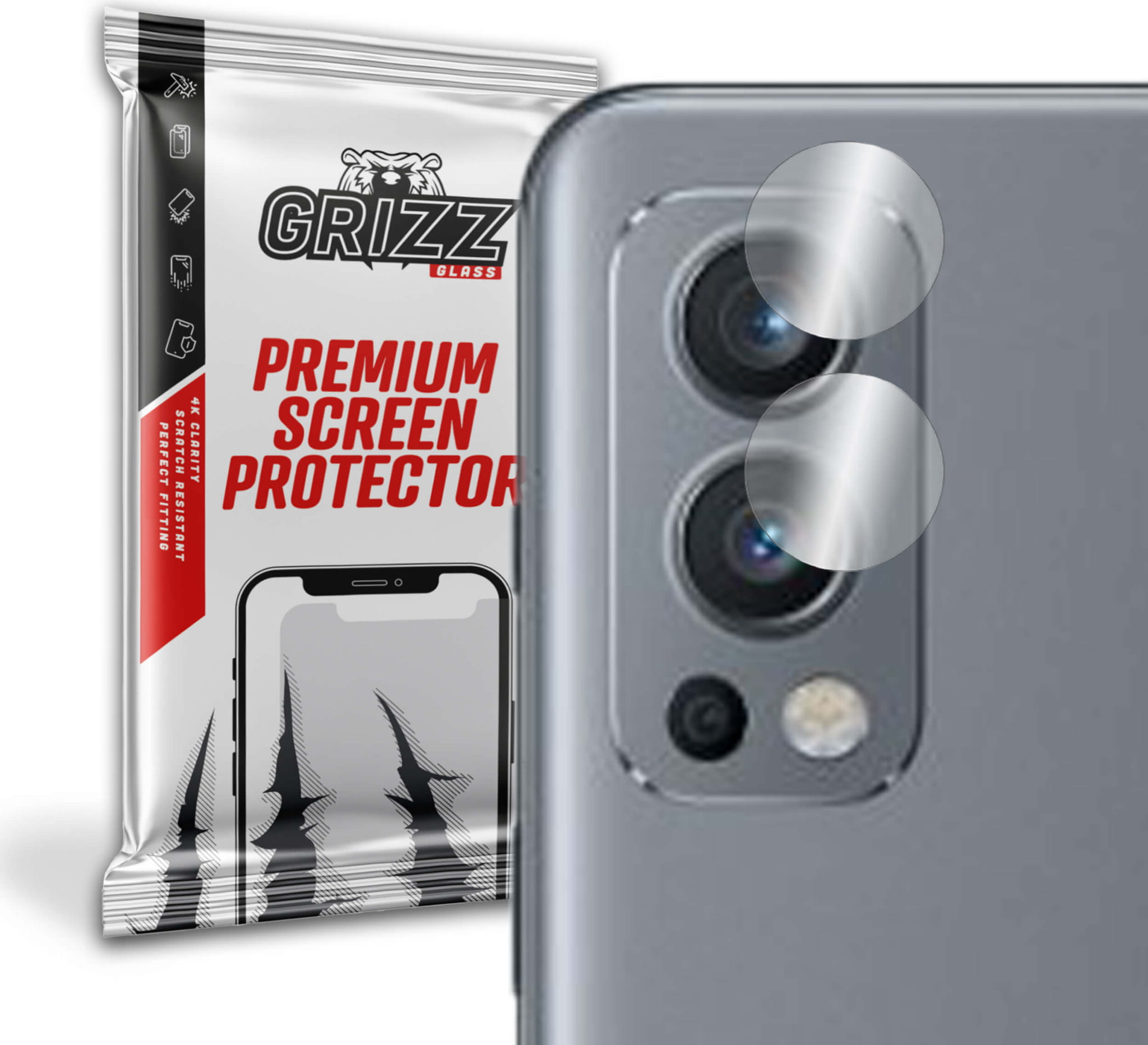 GrizzGlass HybridGlass Camera OnePlus Nord 2 5G