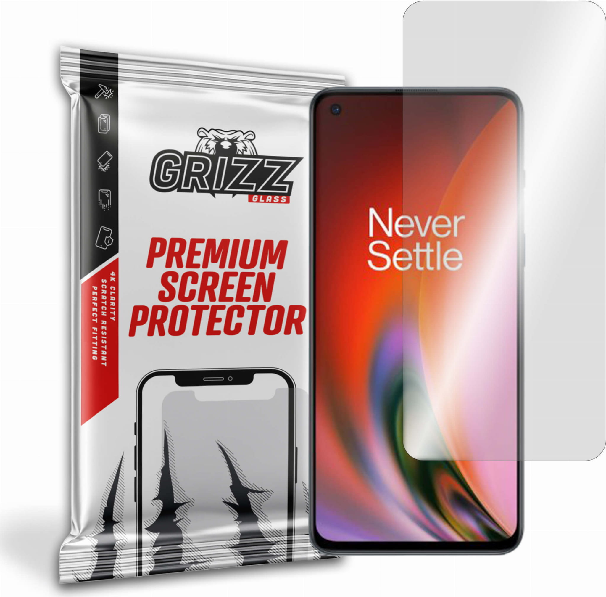 GrizzGlass HybridGlass OnePlus Nord 2 5G