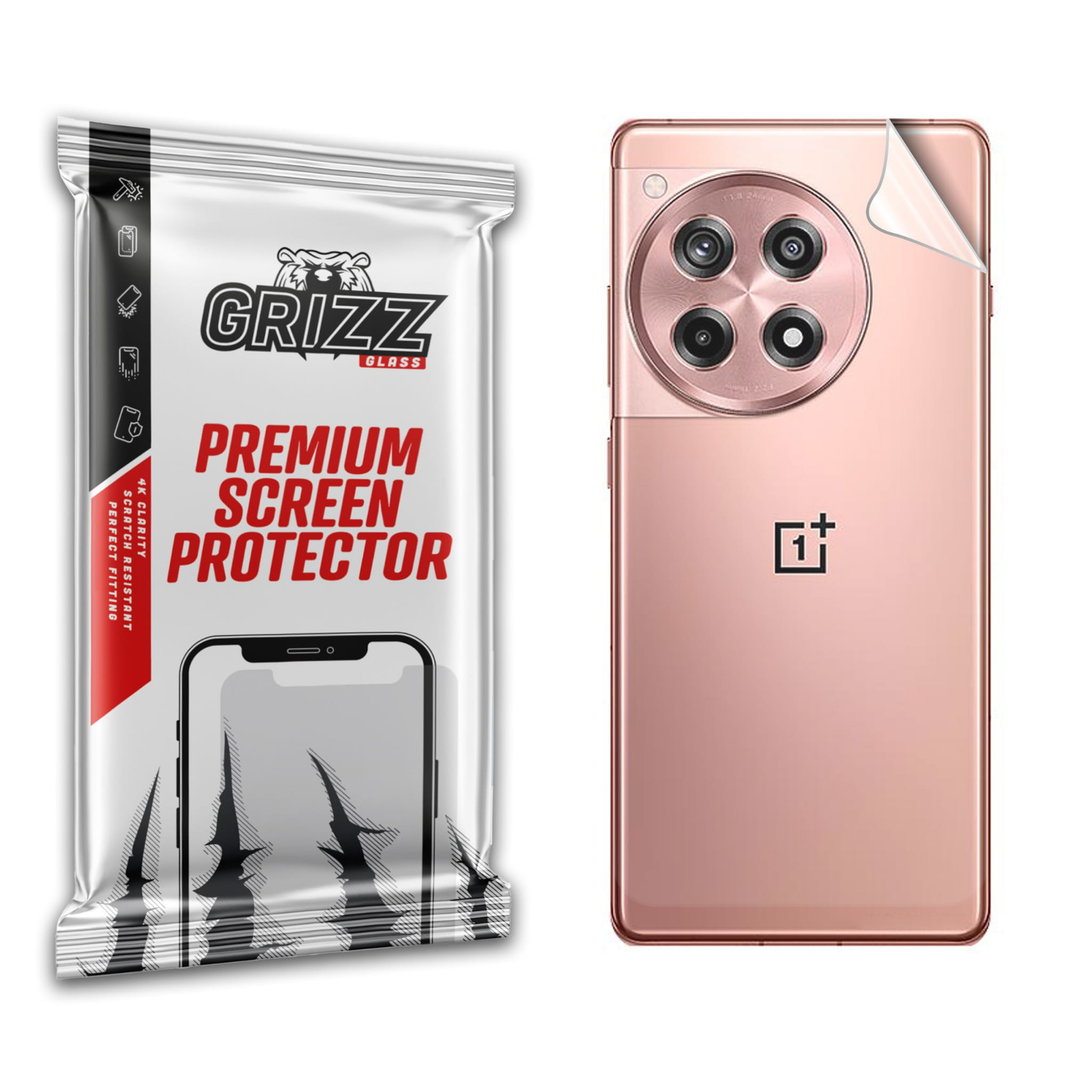 GrizzGlass UltraSkin OnePlus Ace 3 — ochrona tyłu z OxyFree