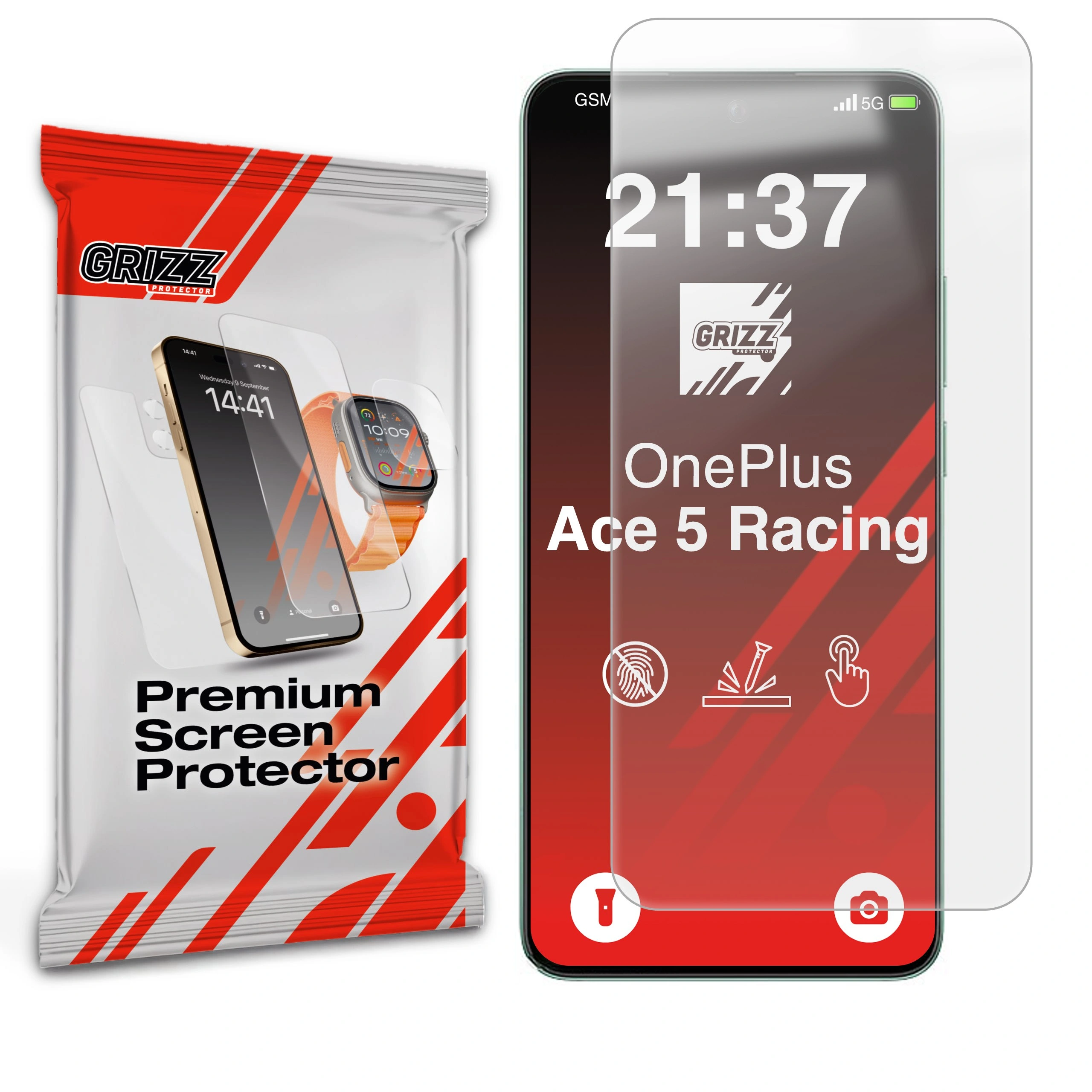 GrizzGlass PaperScreen OnePlus Ace 5 Racing — matowa ochrona ekranu
