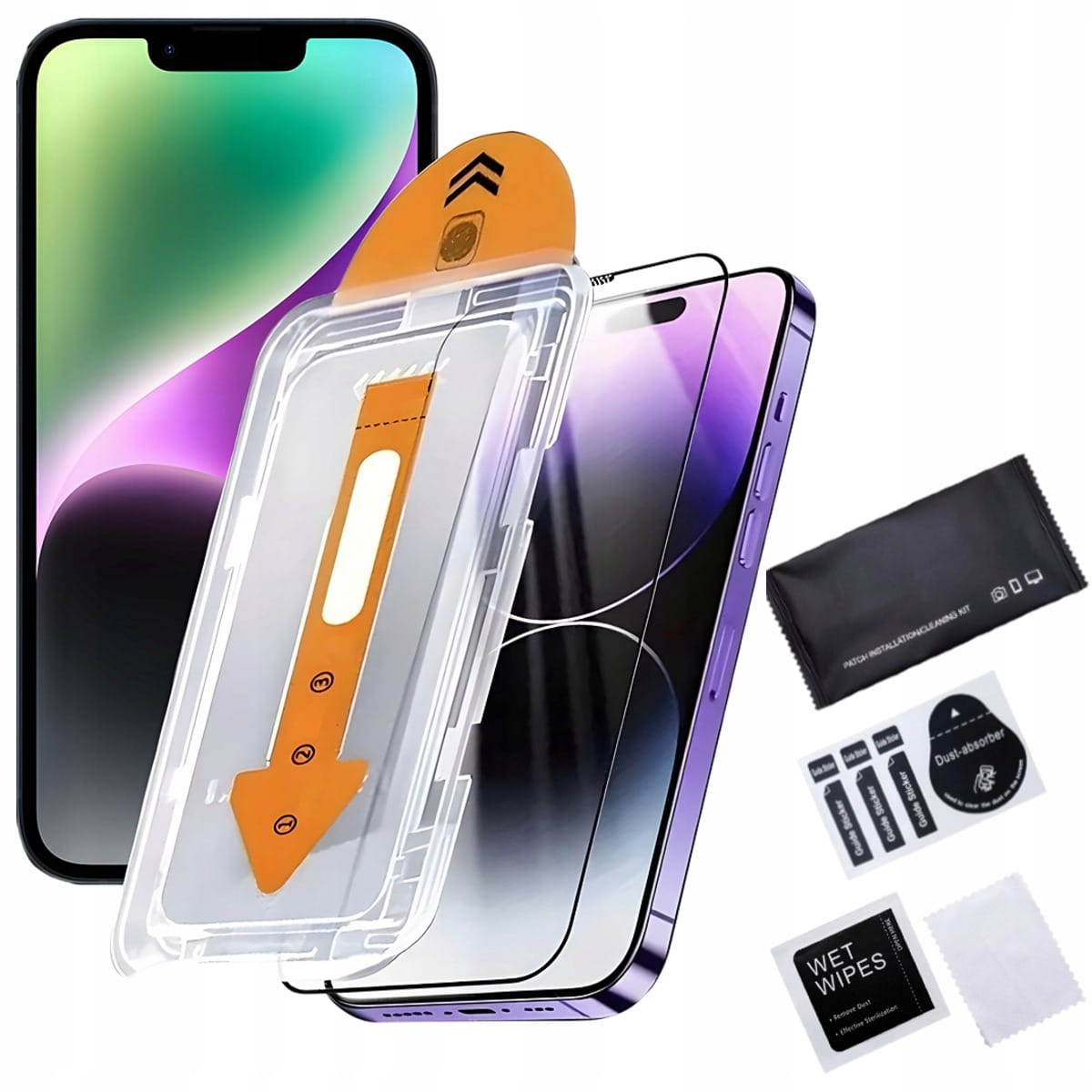 Szkło Hartowane na Ekran z Ramką Montażową - Apple iPhone 17