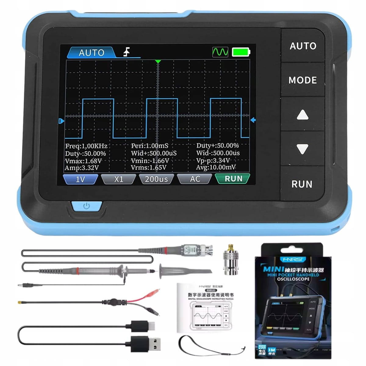 Oscyloskop Cyfrowy Przenośny, Urządzenie Pomiarowe DSO-153 Option Sonda P6100