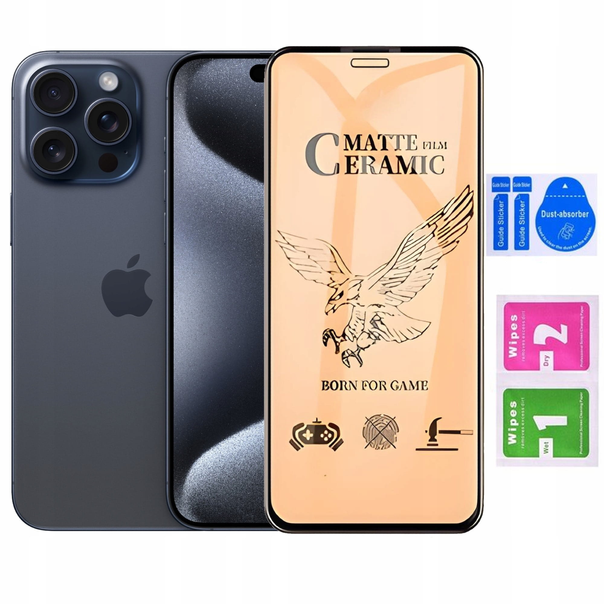 Szkło Ceramiczne Hybrydowe Matowe - Apple iPhone 17 Pro