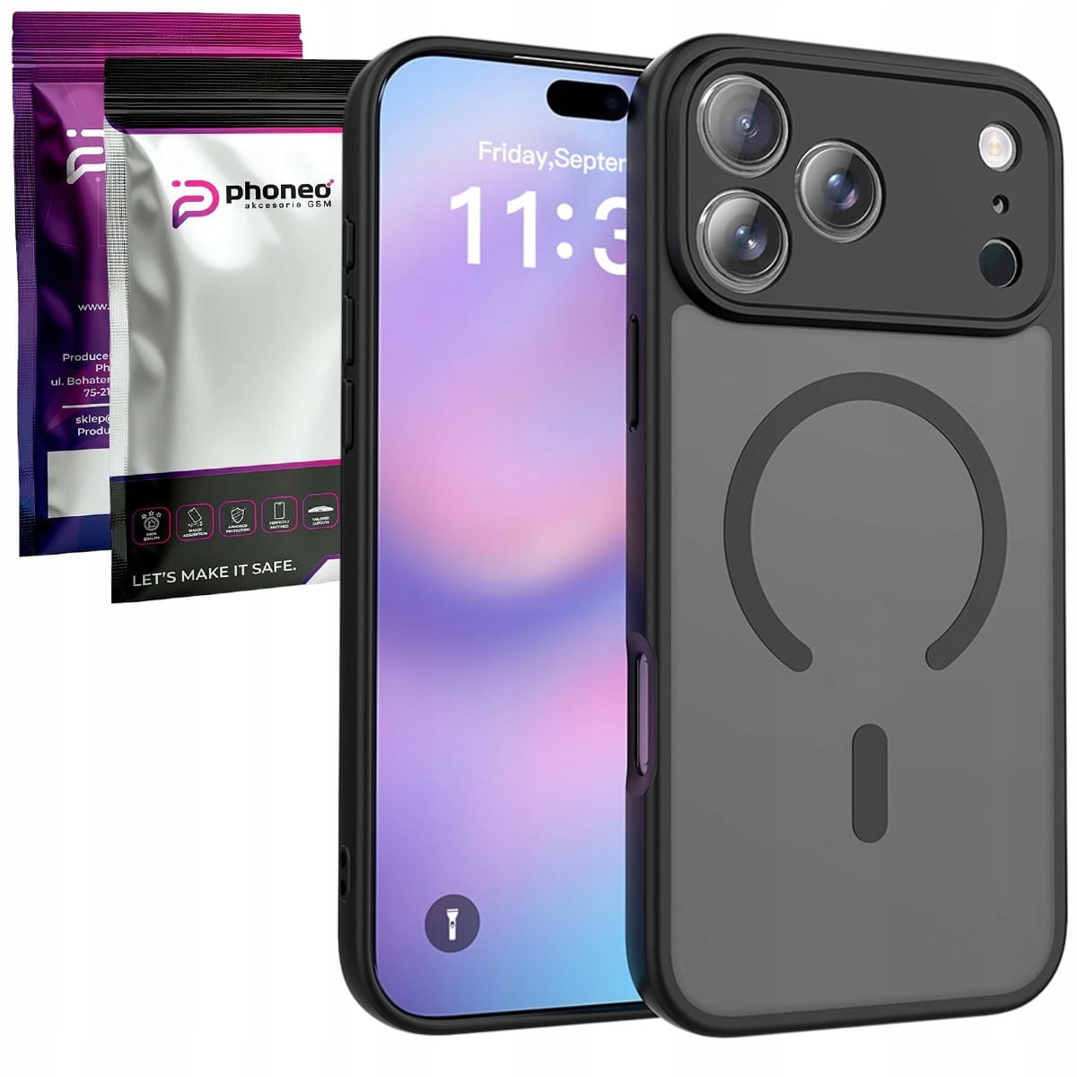 Etui Candy Matte do MagSafe do Apple iPhone 17 Pro — smukła ochrona z MagSafe