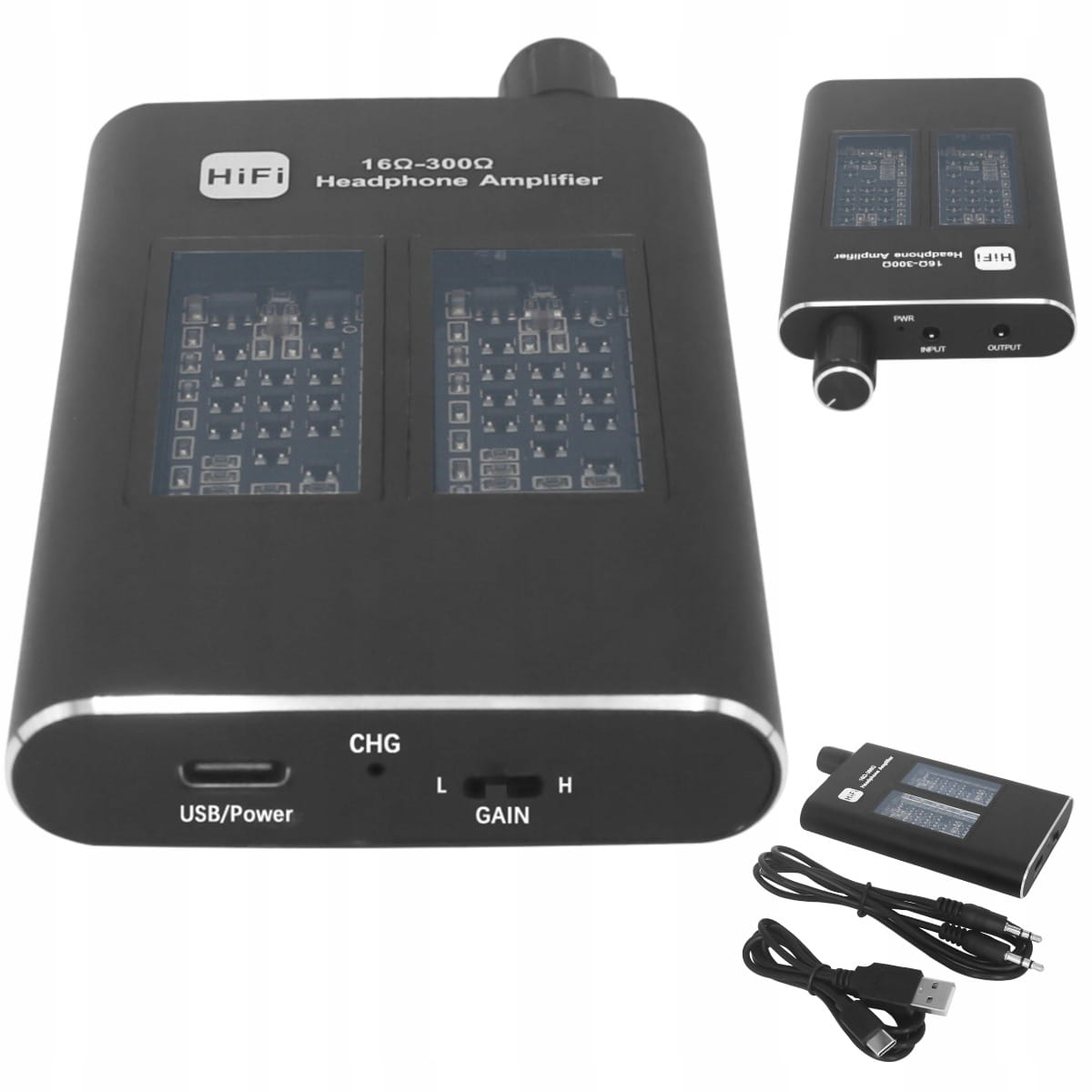 Wzmacniacz Słuchawkowy DAC HiFi AUX Jack 3,5mm 16-300Ω