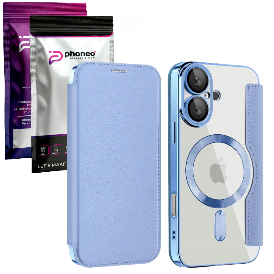 Etui Phoneo Flip do iPhone 17 - ochrona z RFID i MagSafe